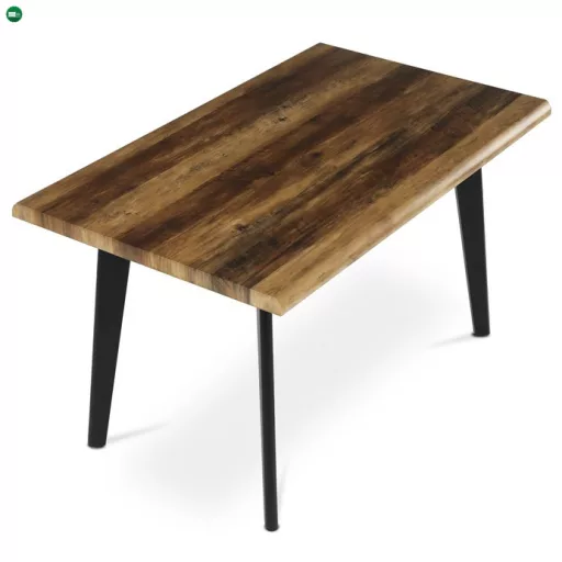 Étkezőasztal 130×80 cm, MDF, Old Wood. HT-F4413 OLW