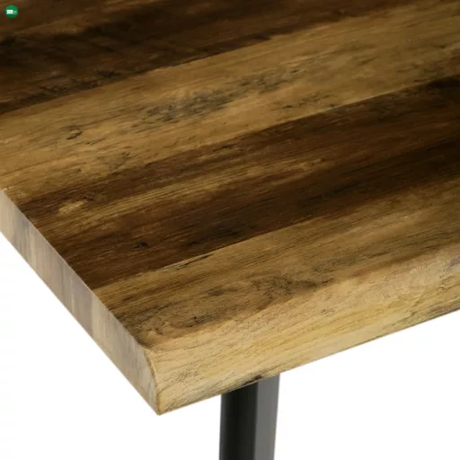 Étkezőasztal 130×80 cm, MDF, Old Wood. HT-F4413 OLW