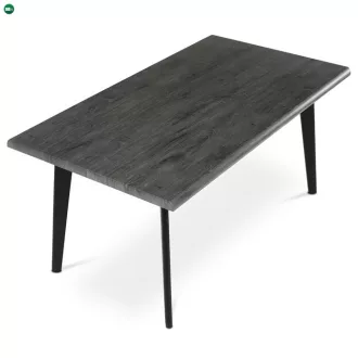   Étkezőasztal 160×90 cm, MDF, Szürke Tölgy. HT-F4416 GREY