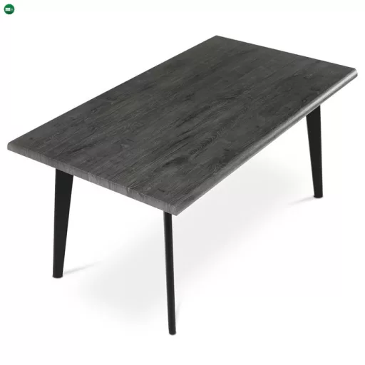 Étkezőasztal 160×90 cm, MDF, Szürke Tölgy. HT-F4416 GREY