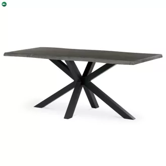   Étkezőasztal 180×90 cm, MDF, Szürke Tölgy. HT-F4618 GREY