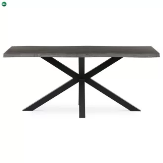  Étkezőasztal 180×90 cm, MDF, Szürke Tölgy. HT-F4618 GREY