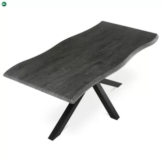   Étkezőasztal 180×90 cm, MDF, Szürke Tölgy. HT-F4618 GREY
