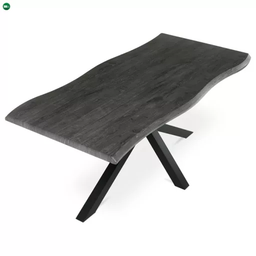 Étkezőasztal 180×90 cm, MDF, Szürke Tölgy. HT-F4618 GREY