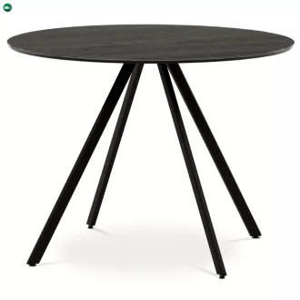   Kerek étkezőasztal 100x100cm, laminált, szürke tölgy, HT-R5010 GREY
