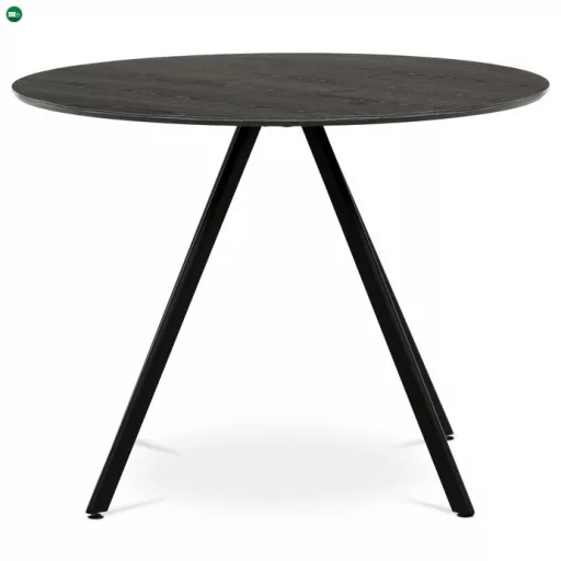 Kerek étkezőasztal 100x100cm, laminált, szürke tölgy, HT-R5010 GREY
