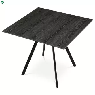   Étkezőasztal 90x90cm, Szürke Tölgy Színben, HT-R5190 Grey