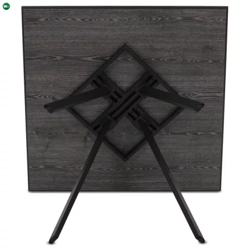 Étkezőasztal 90x90cm, Szürke Tölgy Színben, HT-R5190 Grey