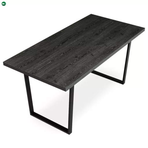 Étkezőasztal 160x80cm, Szürke Tölgy Színben, HT-R5216 Grey