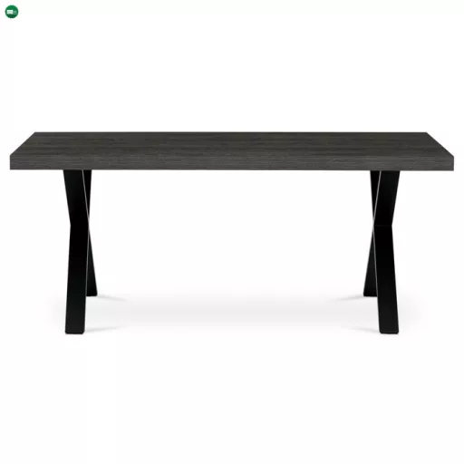 Étkezőasztal 180x90cm, laminált, szürke tölgy, HT-R5316 GREY