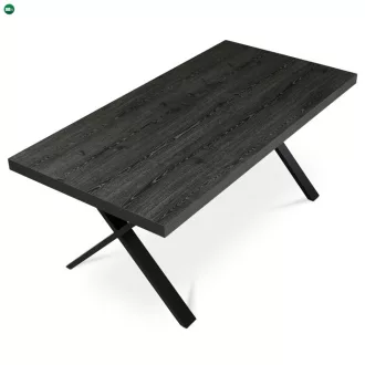   Étkezőasztal 180x90cm, laminált, szürke tölgy, HT-R5316 GREY