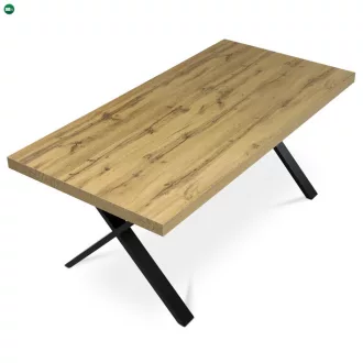 Tölgy Laminált Étkezőasztal 180×90 cm. HT-R5316 OAK