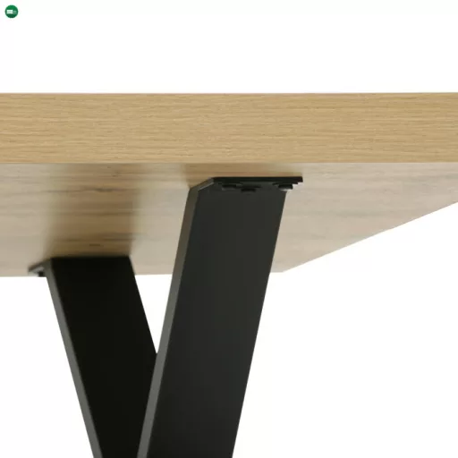Tölgy Laminált Étkezőasztal 180×90 cm. HT-R5316 OAK