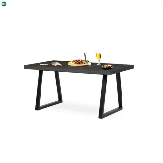   Bővíthető Étkezőasztal 160–240×90 cm, Laminált Szürke Tölgy. HT-R5624 GREY