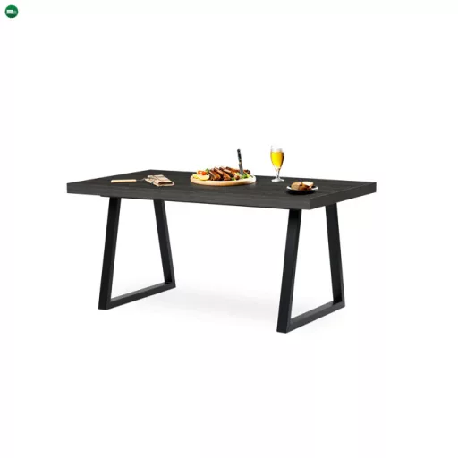 Bővíthető Étkezőasztal 160–240×90 cm, Laminált Szürke Tölgy. HT-R5624 GREY