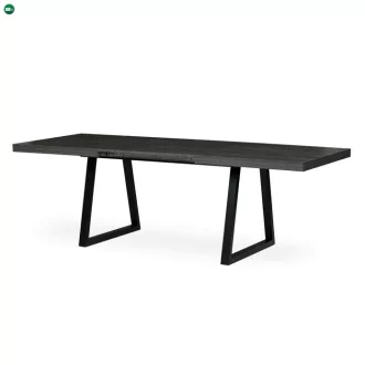   Bővíthető Étkezőasztal 160–240×90 cm, Laminált Szürke Tölgy. HT-R5624 GREY