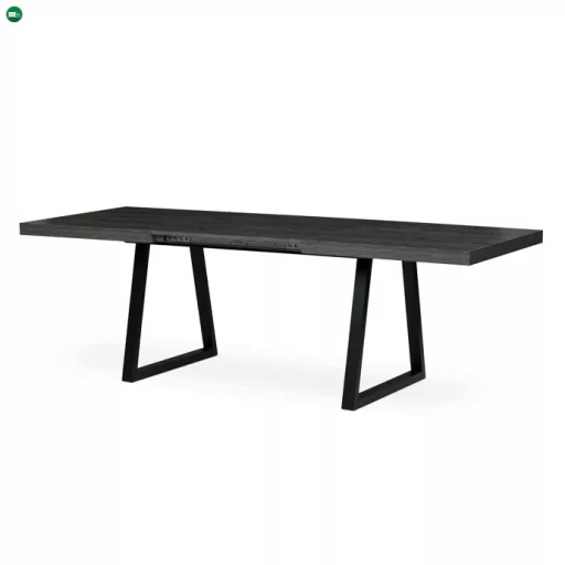 Bővíthető Étkezőasztal 160–240×90 cm, Laminált Szürke Tölgy. HT-R5624 GREY