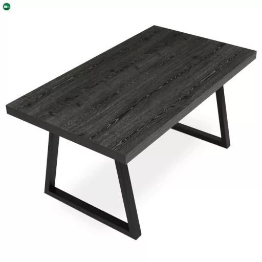 Bővíthető Étkezőasztal 160–240×90 cm, Laminált Szürke Tölgy. HT-R5624 GREY