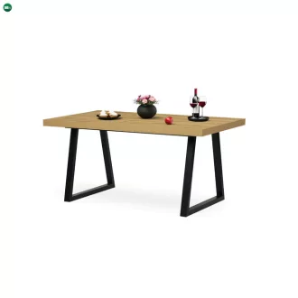   Bővíthető Étkezőasztal 160–240×90 cm, Laminált Tölgy. HT-R5624 OAK