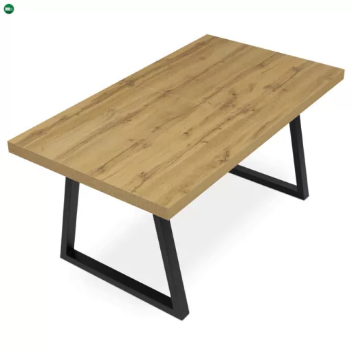 Bővíthető Étkezőasztal 160–240×90 cm, Laminált Tölgy. HT-R5624 OAK
