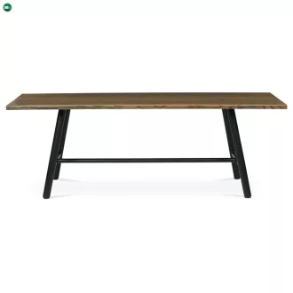 Étkezőasztal 220×90 cm, Dió Furnér. HT-T1822 WAL