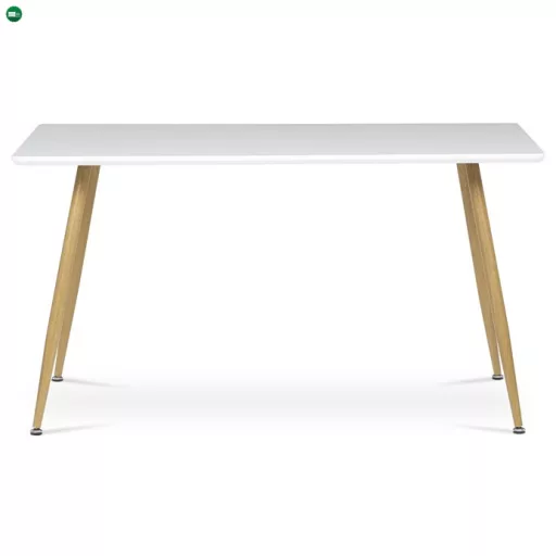 Étkezőasztal 140×80 cm, MDF, Fehér. HT-W1214 WT