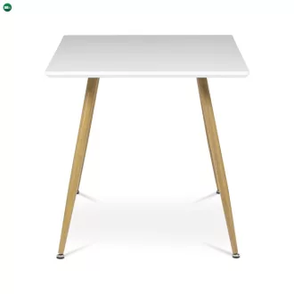 Étkezőasztal 140×80 cm, MDF, Fehér. HT-W1214 WT