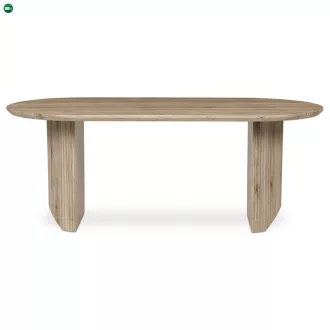   Étkezőasztal 200×100 cm, MDF, San Remo Tölgy. HT-W1578 SRE