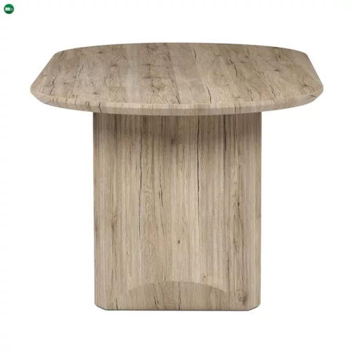 Étkezőasztal 200×100 cm, MDF, San Remo Tölgy. HT-W1578 SRE