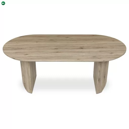 Étkezőasztal 200×100 cm, MDF, San Remo Tölgy. HT-W1578 SRE