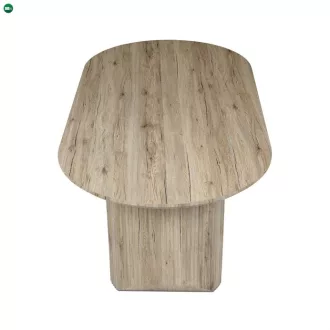   Étkezőasztal 200×100 cm, MDF, San Remo Tölgy. HT-W1578 SRE