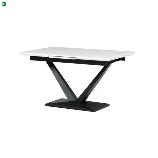 Bővíthető Étkezőasztal 140–180×85 cm, MDF, Fehér. HT-W1630 WT