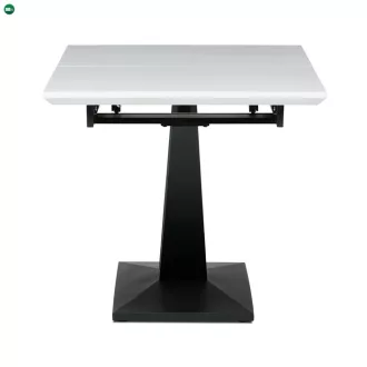  Bővíthető Étkezőasztal 140–180×85 cm, MDF, Fehér. HT-W1630 WT