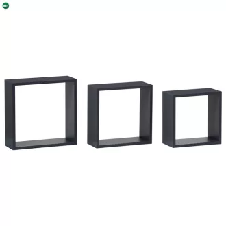 Fali polc szürke színben, mdf, P-008 GREY2