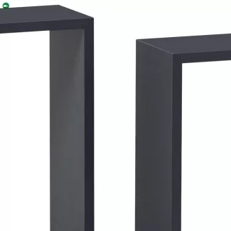 Fali polc szürke színben, mdf, P-008 GREY2