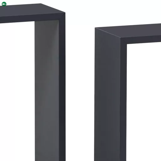 Fali polc szürke színben, mdf, P-008 GREY2