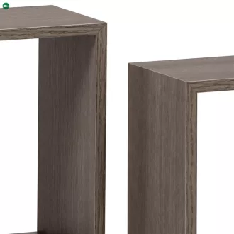 P-008 Lebegő polc Szett Sonoma Tölgy Színben