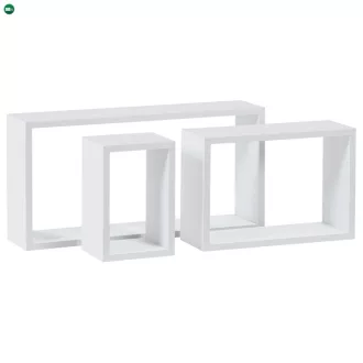 Fali polc fehér színben, P-009 WT2