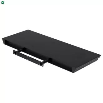   Lebegő Polc Fekete Színben. Méret: 60 cm. Anyaga: MDF. P-024