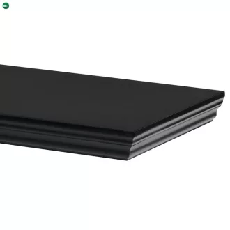   Lebegő Polc Fekete Színben. Méret: 60 cm. Anyaga: MDF. P-024