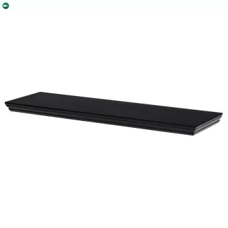   Lebegő Polc Fekete Színben. Méret: 80 cm. Anyaga: MDF. P-025