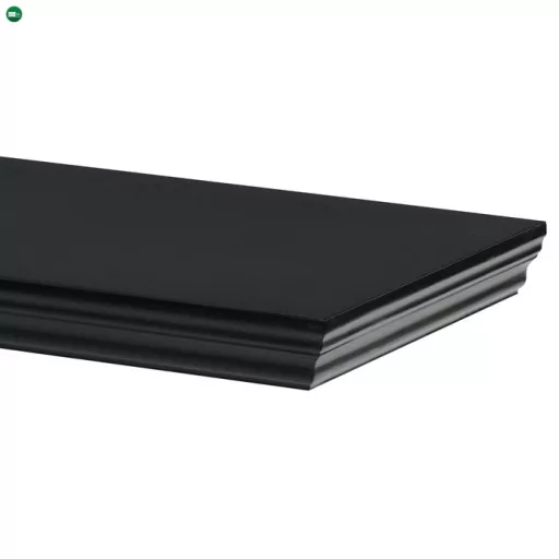Lebegő Polc Fekete Színben. Méret: 80 cm. Anyaga: MDF. P-025