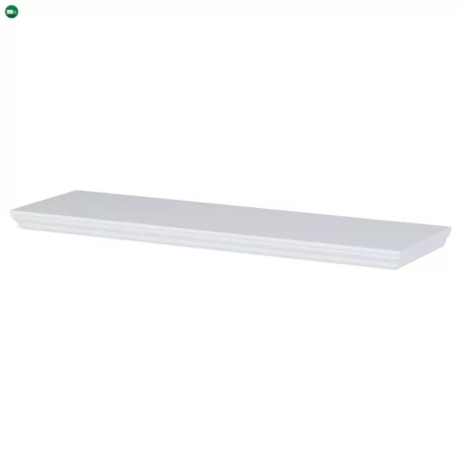 Lebegő Polc Fehér Színben. Méret: 80 cm. Anyaga: MDF. P-025