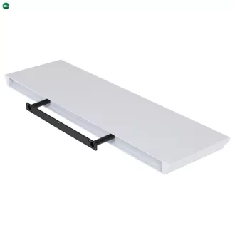   Lebegő Polc Fehér Színben. Méret: 80 cm. Anyaga: MDF. P-025