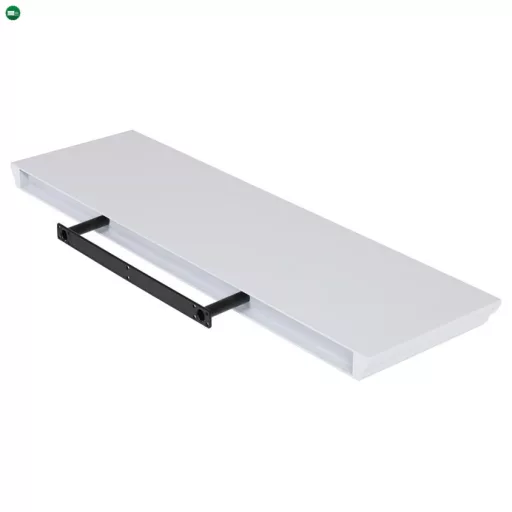 Lebegő Polc Fehér Színben. Méret: 80 cm. Anyaga: MDF. P-025