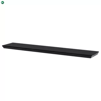   Lebegő Polc Fekete Színben. Méret: 120 cm. Anyaga: MDF. P-026
