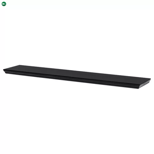 Lebegő Polc Fekete Színben. Méret: 120 cm. Anyaga: MDF. P-026