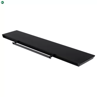   Lebegő Polc Fekete Színben. Méret: 120 cm. Anyaga: MDF. P-026