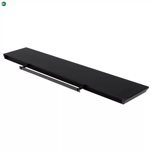 Lebegő Polc Fekete Színben. Méret: 120 cm. Anyaga: MDF. P-026