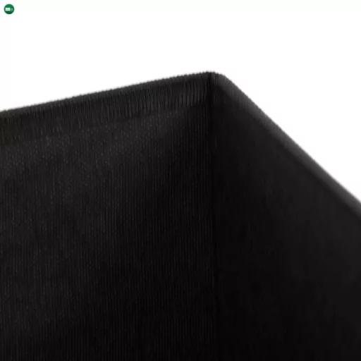 Fekete Szövet Tárolós Puff. TAB-461 BK2